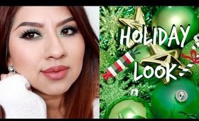 HOLIDAY LOOK | Iridescent Greens