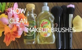 How to clean Makeup Brushes