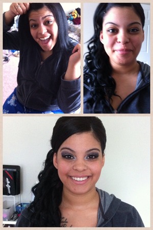 Did her hair and makeup for prom