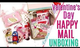 Valentines Day Happy Mail Unboxing ft Chasing Creativity & Valentines Day Tag Flip Embellishment Box