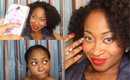 Big 'Natural Hair' & Sultry Red Lips | Full Hair & Face  ft bornprettystore