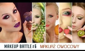 MAKEUP BATTLE #6 - MAKIJAŻ OWOCOWY || ZMALOWANA FIGA