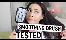 CONAIR SMOOTHING BRUSH // Relaxed Hair