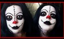 'Creepy Clown Doll' Halloween Makeup Tutorial