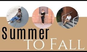 SUMMER TO FALL LOOKBOOK| 2018