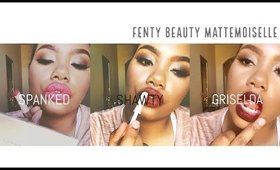 Fenty Beauty: Lip LookBook - GRISELDA, SPANKED & SHAWTY
