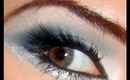 Blue & Silver Eye Look - (Dramatic!) - Requested!