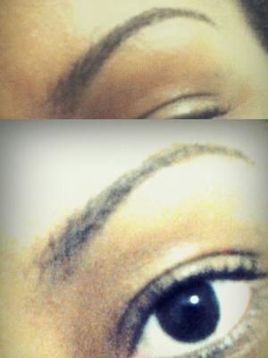 Got my eyebrows done at college :) 