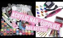 Acrylic Nail Supplies & Nail Art  Haul!! | Doing MY Own Nails at Home!