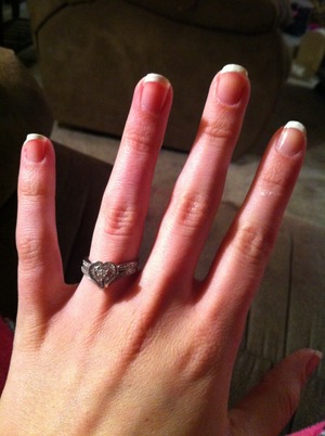 Loving this style with my new ring! 