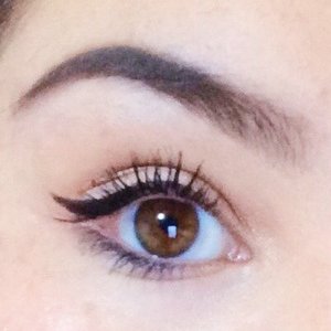 A pic of my eye with strong eyebrows and a subtle winged liner.

Also used:

* Catrice Eyeliner Pen (Black)
* Catrice Re-touch Light Reflecting Concealer

