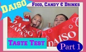 Daiso Taste Test with Hailey Part 1