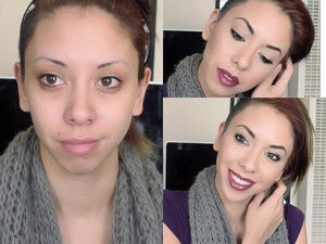 Full face tutorial found on www.youtube.com/kmbmakeup 