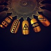 Gold & Black Aztec Nails