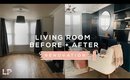 LIVING ROOM TOUR // BEFORE + AFTER | Lily Pebbles