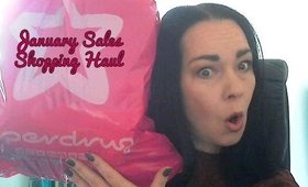 January Sales Shopping Haul