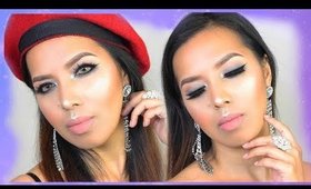 Holiday Glam Smokey Makeup Tutorial ft Karity Cosmetics / Review | Hooded & Uneven Eyes