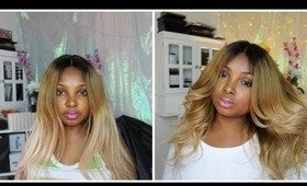 UNIWIGS- Amelia Wave 16" Indian Remy Human Hair Full Lace Wig- Review and Tutorial