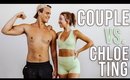 COUPLE TRIES CHLOE TING 1000 REP WORKOUT!
