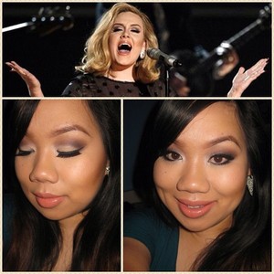 Adele Grammy Performance inspired makeup