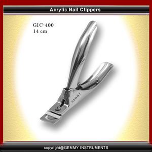 Manufacturers & Exporters of  Acrylic Nail Clipper, Pet's Paws Nail Nipper, Tip Cutter, Heavy Duty Nail Clipper, Mirror Finishing, Powder Coating, Titanium Plasma Coated, Blue Plasma Coated, Gold Platted,