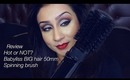 Hot or Not: Babyliss big hair 2885u 50mm spinning brush heat styler review || Raji Osahn
