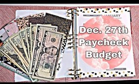 Budget with Me//Paycheck to Paycheck//Dec. 27th