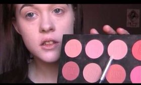 Simple Pink and Sliver Makeup Look.