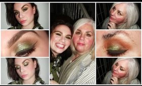 EMERALD GODDESS | Make Up For All Ages: Green Eyeshadow & Brown Winged Liner Inspired By My Mum