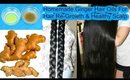 Homemade GINGER HAIR OIL For EXTREME HAIR GROWTH And BALD SPOTS | SuperPrincessjo