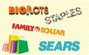 Sears, Biglots, Staples, Family Dollar Collective Haul [PrettyThingsRock]