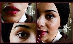 Fresh & Simple Winter look + Berry lips Makeup Tutorial ♡ CHIT CHAT