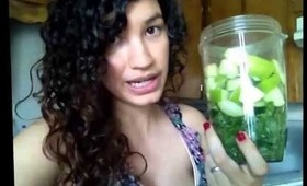 Part 1: Green smoothie for glowing clear skin and healthy hair!