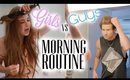 Guys Vs Girls Morning Routine | Alexa Losey