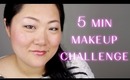 5 MINUTE MAKEUP CHALLENGE - ASIAN MONOLID EYES