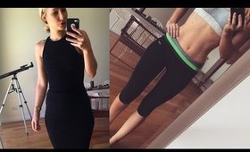 Vlog Attempt - Work Outfit, Cooking & Home workouts