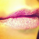 Glitter lips