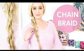 DKNY Chain Braid Hair Tutorial