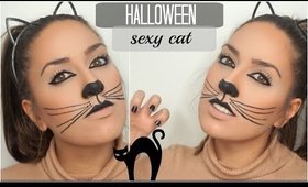 Sexy Cat Halloween Makeup | Laura Black