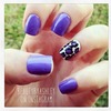 Purple Leopard Print nails! :)