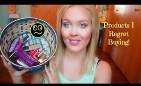 Products I Regret Buying 2015 | Mostly Drugstore