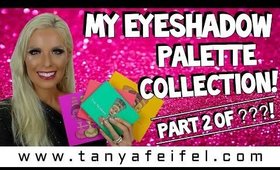 My Eyeshadow Palette Collection! | Part 2 of ???! Lol! | Tanya Feifel-Rhodes