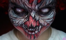 Halloween Makeup: Melted Clown