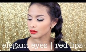 Elegant Eyes | Bold Red Lips | Bronzed Glowy Skin Tutorial