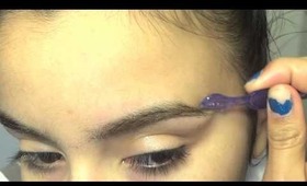 HOW I LIGHTEN (BLEACH) AT HOME AND SHAPE MY EYEBROWS!!!!