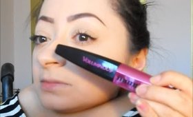 NEW REVIEW &DEMO!! Voluminous Miss Manga L'oreal Mascara