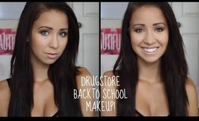 BACK TO SCHOOL EVERYDAY MAKEUP | ALL DRUGSTORE