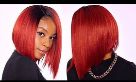 Affordable Bob Wig► Outre ISSA WIG Try On & Unboxing ft SamsBeauty