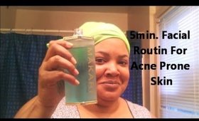 5min. Morning Routine For Acne Prone Skin | Makari Gold | Brandi1525