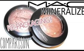 Review & Comparison: MAC Mineralize Packaging Update | NEW vs OLD!